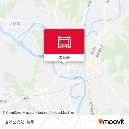 临浦公交站地图