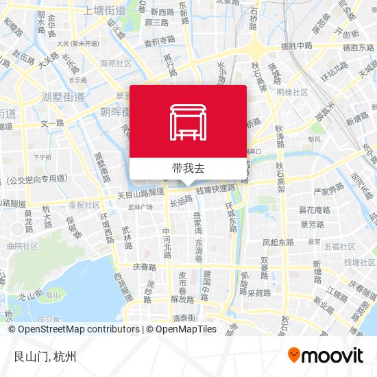 艮山门地图
