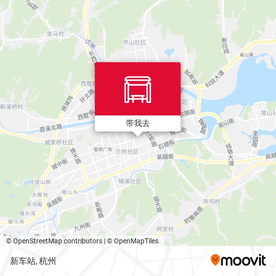 新车站地图