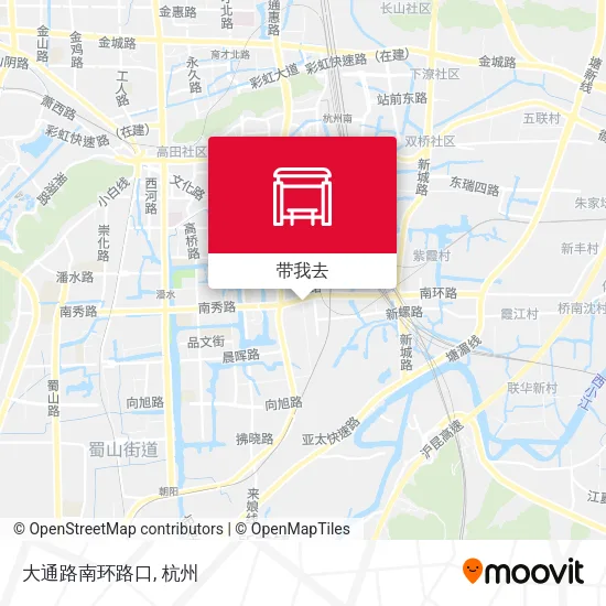 大通路南环路口地图