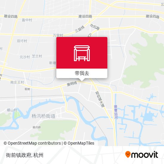 衙前镇政府地图