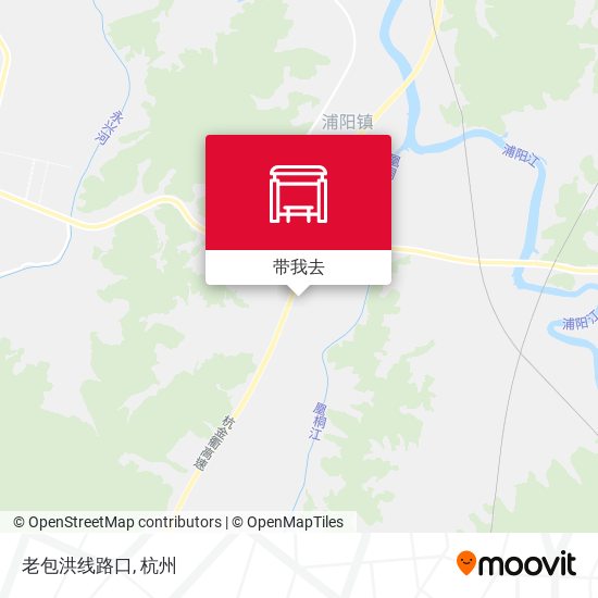 老包洪线路口地图