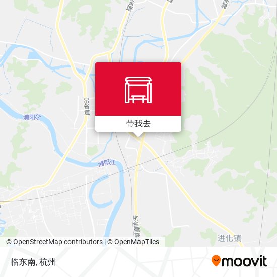 临东南地图