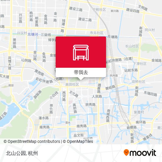 北山公园地图
