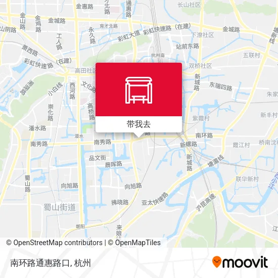 南环路通惠路口地图