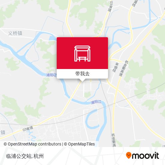 临浦公交站地图