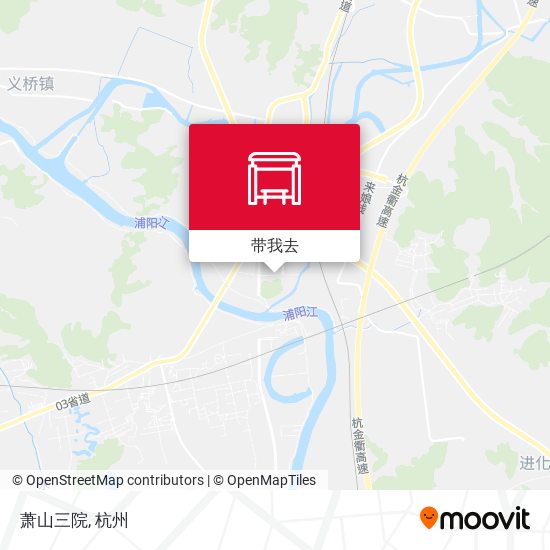 萧山三院地图