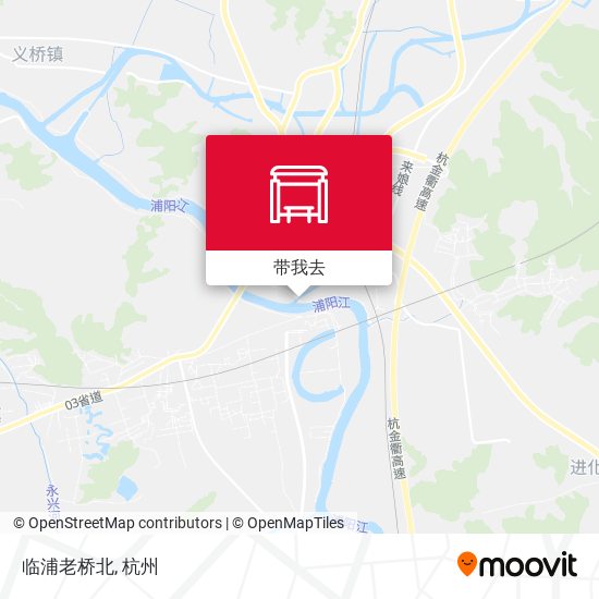临浦老桥北地图