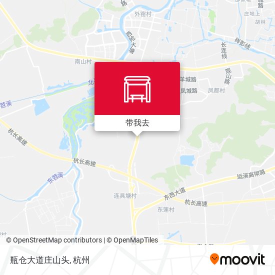 瓶仓大道庄山头地图