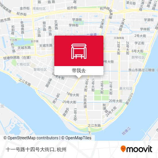 十一号路十四号大街口地图