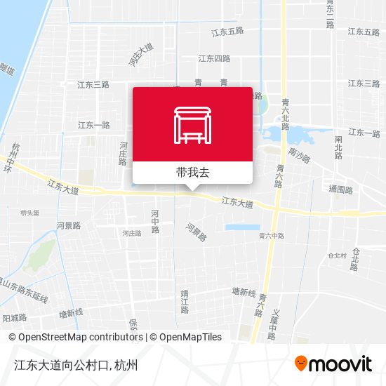 江东大道向公村口地图