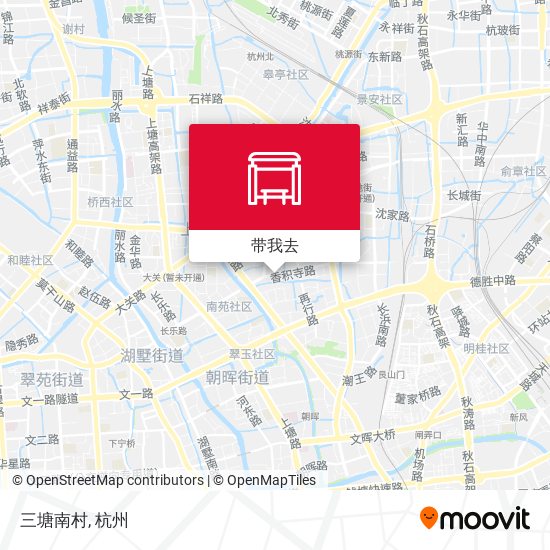 三塘南村地图