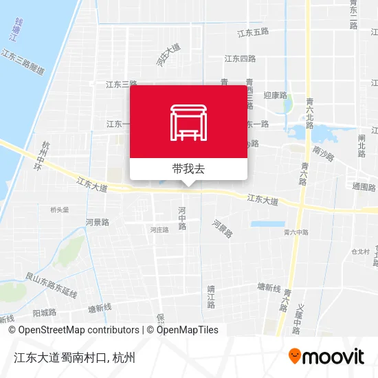 江东大道蜀南村口地图