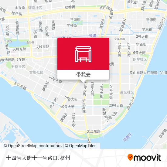 十四号大街十一号路口地图