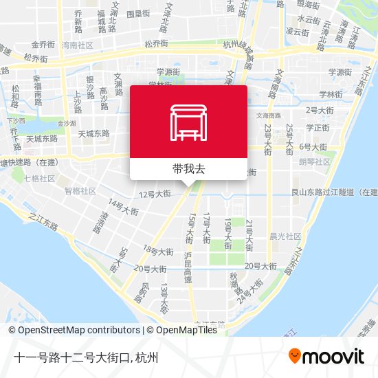 十一号路十二号大街口地图