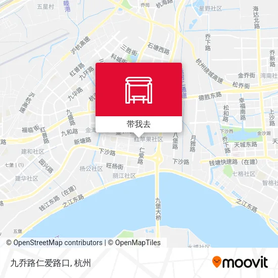九乔路仁爱路口地图