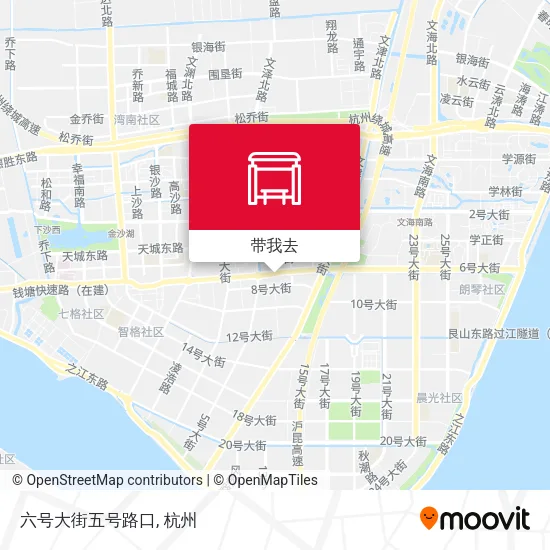 六号大街五号路口地图