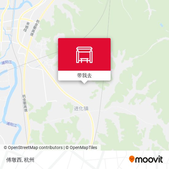 傅墩西地图