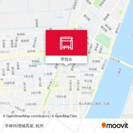 学林街绕城高架地图