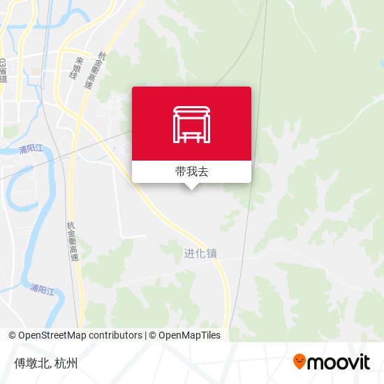 傅墩北地图