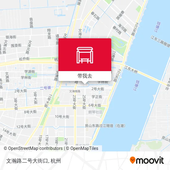 文瀚路二号大街口地图