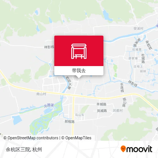 余杭区三院地图