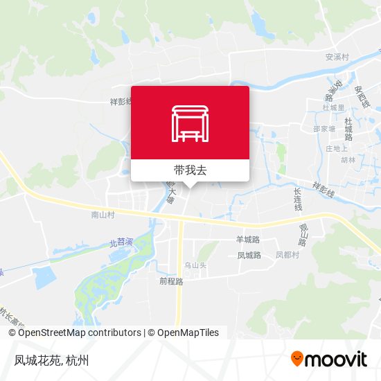 凤城花苑地图