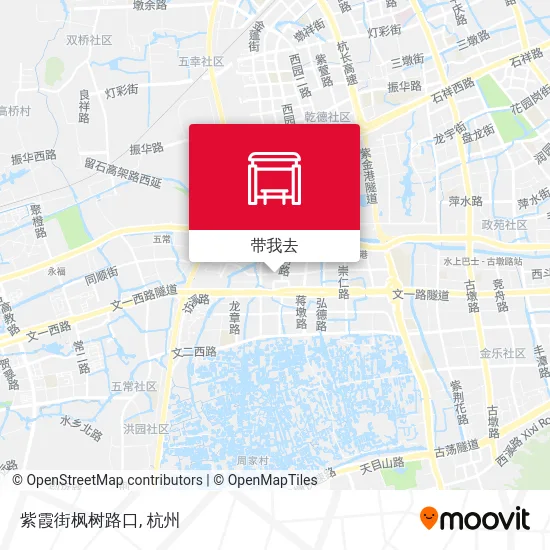 紫霞街枫树路口地图