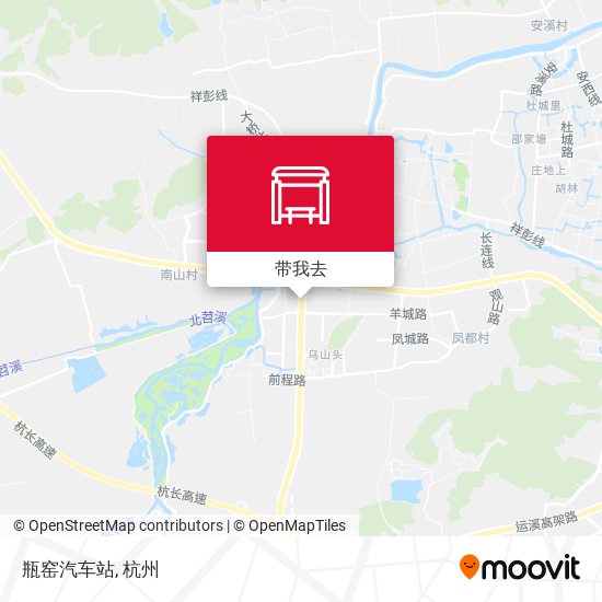 瓶窑汽车站地图