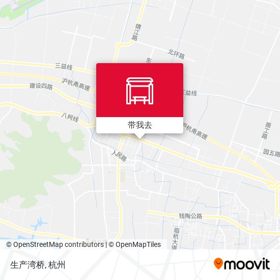 生产湾桥地图