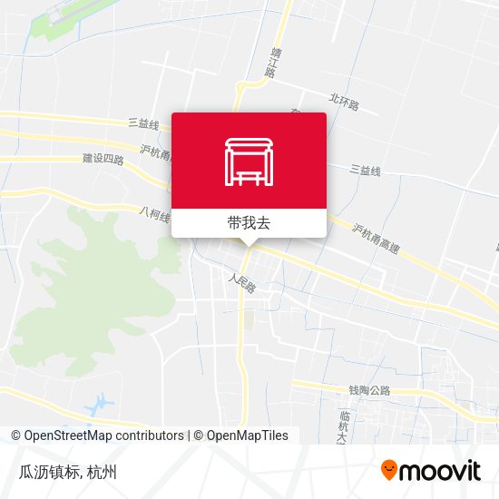 瓜沥镇标地图