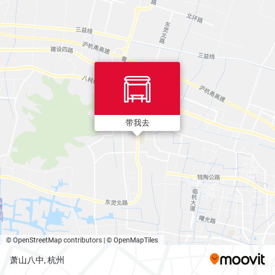 萧山八中地图