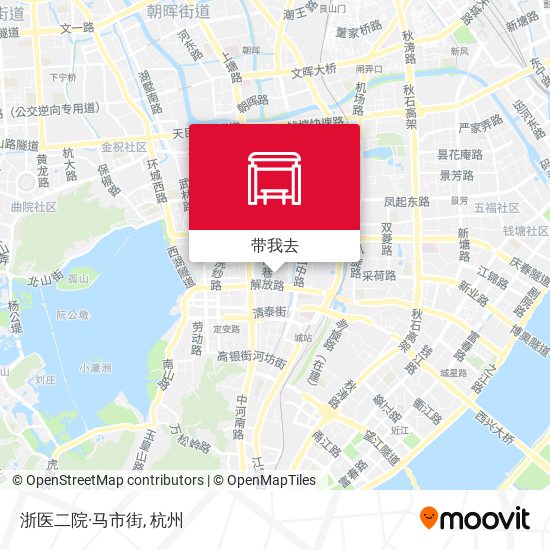 浙医二院·马市街地图