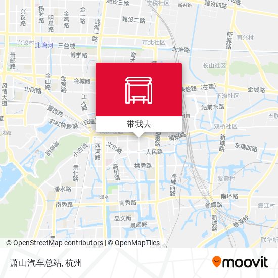 萧山汽车总站地图