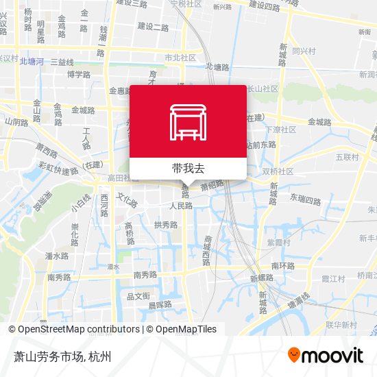 萧山劳务市场地图
