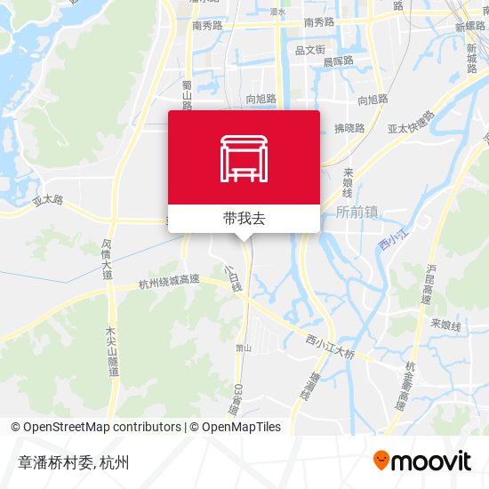 章潘桥村委地图