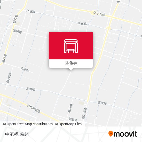 中流桥地图