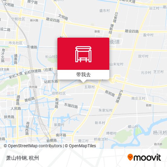 萧山特钢地图