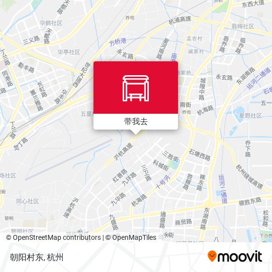 朝阳村东地图