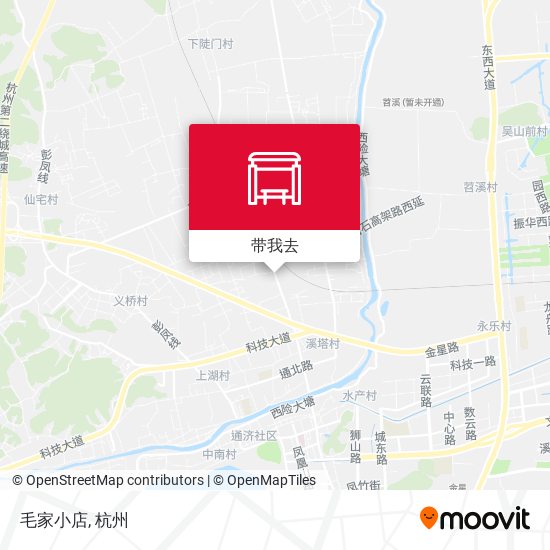 毛家小店地图
