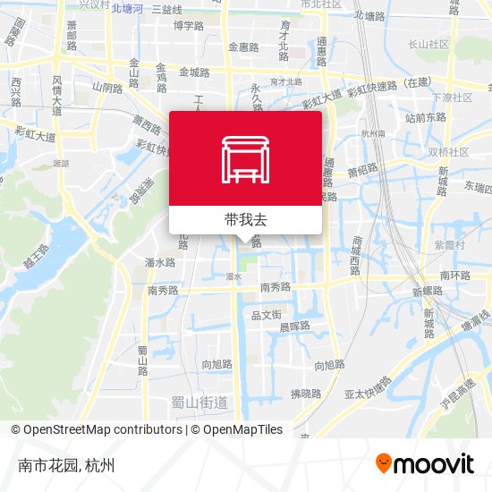 南市花园地图