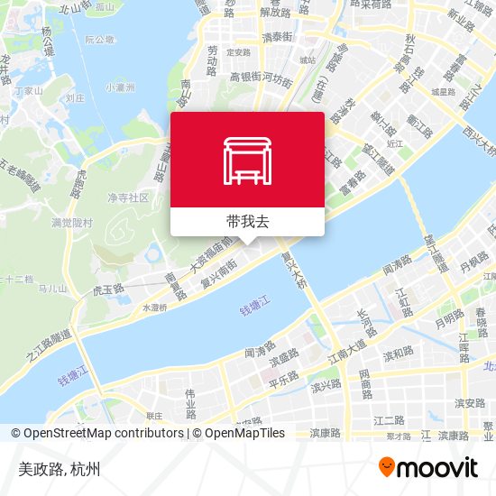 美政路地图