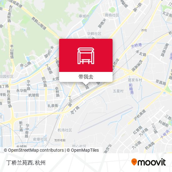 丁桥兰苑西地图