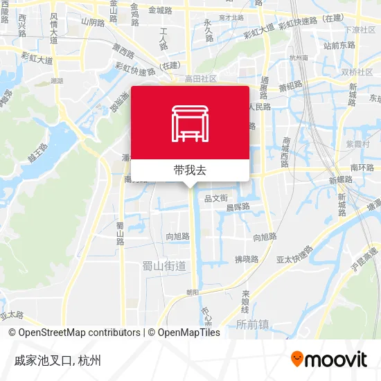 戚家池叉口地图