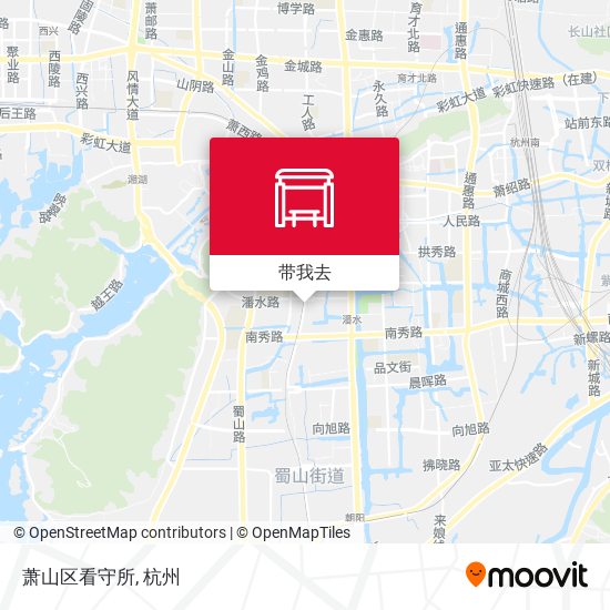 萧山区看守所地图
