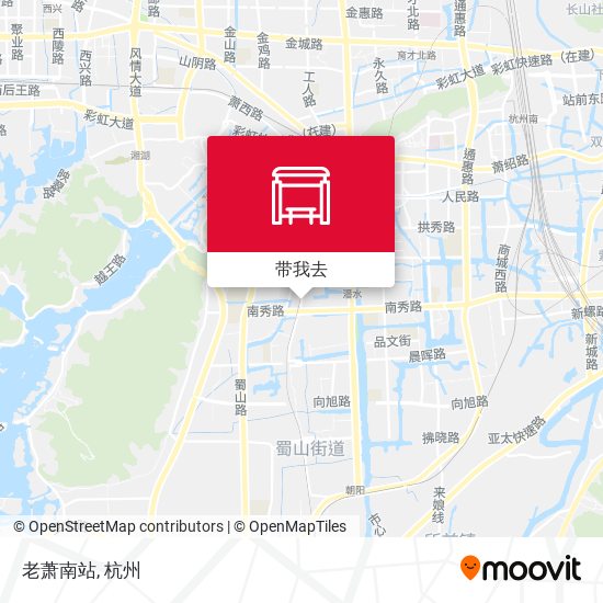 老萧南站地图