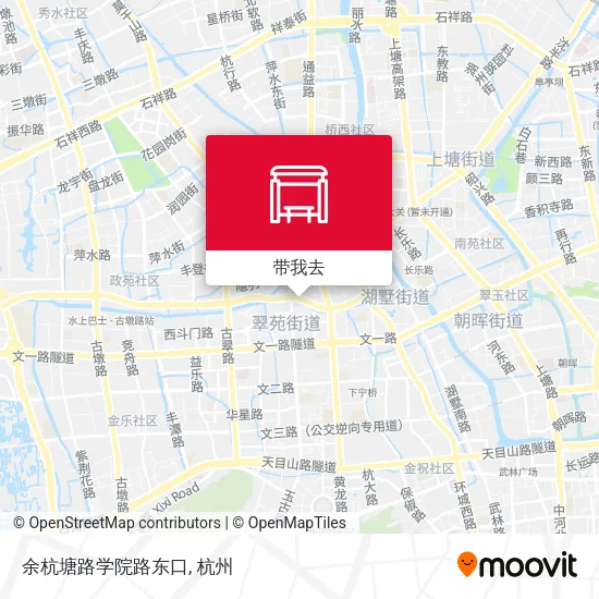 余杭塘路学院路东口地图