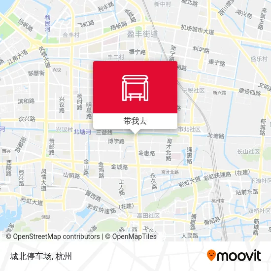 城北停车场地图