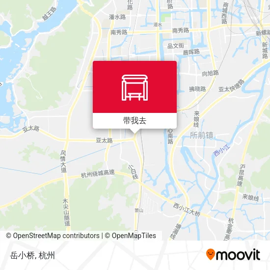 岳小桥地图