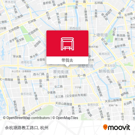 余杭塘路教工路口地图